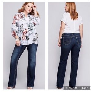 Melissa McCarthy/Seven7 Classic Bootcut Jean NWT